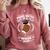 Proud Sister Of a 2026 Football Senior Graduation Comfort Colors Sweatshirt Crimson