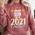 Proud Son Of A 2021 Graduate Graduation Clothes MBA PhD Comfort Colors Sweatshirt Crimson