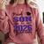 Proud Son Of a Class Of 2026 Graduate For Graduation Comfort Colors Sweatshirt Crimson