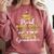 Proud Step Mom Of Two 2024 Graduate Class 2024 Graduation Comfort Colors Sweatshirt Crimson