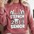 Proud Stepmom Of A 2019 Senior School Graduation Shirt Comfort Colors Sweatshirt Crimson