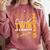 Proud Twin Of a 2025 Graduate Grad Prom Graduation Squad 25 Comfort Colors Sweatshirt Crimson