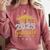 Proud Twin Of a 2025 Graduate Team 25 Senior Graduation Comfort Colors Sweatshirt Crimson