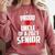 Proud Uncle Of A 2023 Senior Class Of 2023 Graduation Comfort Colors Sweatshirt Crimson