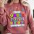 Proud UNCLE Of a 2025 Kindergarten Graduate Graduation Comfort Colors Sweatshirt Crimson