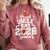 Proud Uncle Of A 2026 Senior Football Graduation Comfort Colors Sweatshirt Crimson