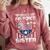 Proud US Air Force Sister Flag Air Force Graduation Sister Comfort Colors Sweatshirt Crimson