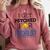 I Get Psyched For Psychology Psychologist Graduation Comfort Colors Sweatshirt Crimson
