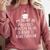 Psychology Major Graduation Comfort Colors Sweatshirt Crimson