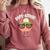 Psychology Major PsyD PhD 2024 Dopamine Graduation Comfort Colors Sweatshirt Crimson