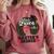 Queen Masters Degree Graduation Social Work MSW MPH Comfort Colors Sweatshirt Crimson