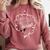 Queen PhD Doctorate Degree Graduation EdD PsyD Premium Tri-Blend Comfort Colors Sweatshirt Crimson