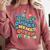 Quiet Quirky Meme Queen Introvert Anti People Meme Lovers Comfort Colors Sweatshirt Crimson