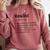 Realist Definition For Introverts Honest Personality Comfort Colors Sweatshirt Crimson