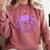 Recluse Pastel Goth Spider Shy Introvert Creepy Cute Kawaii Comfort Colors Sweatshirt Crimson