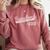 Recreational Therapy Shirt Graduation Comfort Colors Sweatshirt Crimson