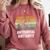 Retro Antisocial Butterfly Shirt For Introverts Comfort Colors Sweatshirt Crimson