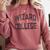 Retro Antisocial WIZARD COLLEGE Introvert Don't Call Me Comfort Colors Sweatshirt Crimson
