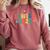 Retro Lawyer 2025 Attorney School Graduation Student Lawyer Comfort Colors Sweatshirt Crimson