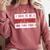 Retro Sarcastic Introvert I Used To Be A People Person Comfort Colors Sweatshirt Crimson
