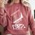 Reunion Class Of 1987 School Graduation Blast From The Past Comfort Colors Sweatshirt Crimson