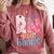You RN Good Hands Cute Nurse Nursing Student Graduation Comfort Colors Sweatshirt Crimson