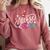 RN New Nurse Est 2020 Cute Nursing School Graduation 2K20 Comfort Colors Sweatshirt Crimson
