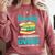 Sarcastic Books Anti Social Introvert Book Conversation Comfort Colors Sweatshirt Crimson