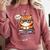 Sarcastic Loner Introvert Not a Friendly Do Not Touchs Comfort Colors Sweatshirt Crimson