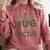Sassy Saying Go Hug Cactus Introverts Sassy Quote No Hugs Comfort Colors Sweatshirt Crimson