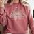 School Nurse Appreciation Rainbow Graduation Medical Nursing Comfort Colors Sweatshirt Crimson