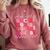 Selectively Social Sarcastic Introvert Humor Comfort Colors Sweatshirt Crimson