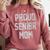 SEN18R Mom Shirt Senior Grad 2018 Graduation Party T-Shirt Comfort Colors Sweatshirt Crimson