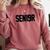 SEN19R Senior 2019 High School Graduation Party T-Shirt Comfort Colors Sweatshirt Crimson