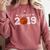 Senior 2019 Basketball Shirt Graduation Class Of 2019 Stars Comfort Colors Sweatshirt Crimson