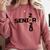 Senior 2020 Football Graduation Shirt Comfort Colors Sweatshirt Crimson
