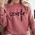 Senior 2021 Lacrosse Sticks And Ball Graduation Comfort Colors Sweatshirt Crimson