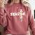 Senior 2021 Volleyball Graduation Shirt Comfort Colors Sweatshirt Crimson