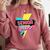 Senior 2022 Graduation Class Of 2022 Retro 90's Graduation Comfort Colors Sweatshirt Crimson