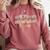 Senior 2023 Elegant Bling Graduation Senior 2023 Graduate Comfort Colors Sweatshirt Crimson