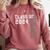 Senior 2024 Class Of 2024 Seniors Graduation 2024 Graduate Comfort Colors Sweatshirt Crimson