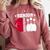 Senior 2025 Bowling Player Class Of 2025 Graduation Seniors Comfort Colors Sweatshirt Crimson