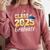 Senior 2025 Class Of 2025 Senior Graduate 2025 Graduation Comfort Colors Sweatshirt Crimson