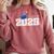 Senior 2025 Class Of 2025 Seniors Graduation 2025 Senior 25 Comfort Colors Sweatshirt Crimson