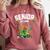 Senior 2025 Graduation Caterpillar For Kids Cute Coquette Comfort Colors Sweatshirt Crimson