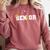 Senior 2025 Graduation 2025 Class Senior 2025 Grad Comfort Colors Sweatshirt Crimson