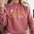 Senior 2026 Class Of 2026 Seniors Graduation School Senior Comfort Colors Sweatshirt Crimson
