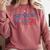 Senior 2026 Class Of 2026 Seniors Graduation 2026 USA Comfort Colors Sweatshirt Crimson