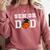 Senior 2026 Dad Basketball Graduation Comfort Colors Sweatshirt Crimson
