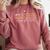 Senior 2026 Graduation My Last First Day Of Class Of 2026 Comfort Colors Sweatshirt Crimson